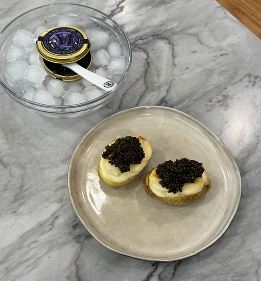 Chloe's Twice-Baked Caviar Potato