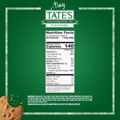TINY TATE'S CHOCOLATE CHIP COOKIES